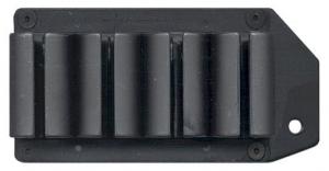 TacStar SideSaddle Rem 870, 1100, 1187 12 Gauge 4 Black Polymer w/Aluminum Mounting Plate