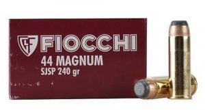 Fiocchi 44 Remington Magnum 240 Grain Jacketed Soft Point - 44AUS