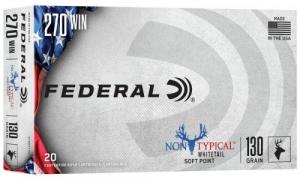 Federal Non-Typical Whitetail 270Win  130 Grain Soft Point 20rd box - 270DT130