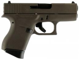 Glock G43 Double 9mm 3.39 6+1 Midnight Bronze Polymer Grip/Frame Grip Midnigh - PI4350201MB