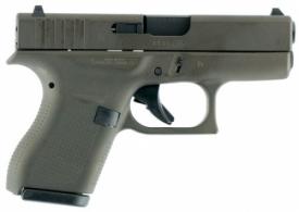 Glock G42 Double 380 Automatic Colt Pistol (ACP) 3.25 6+1 Midnight B - UI4250201MB