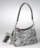 GTM-0070ZBR Concealed Carry Basic Hobo Handbag Zebra - GTM-0070ZBR