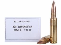 PRVI Partizan 308 145gr. FMJ, 20 rounds