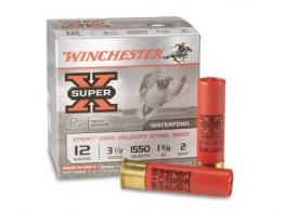 Winchester Super X Xpert High Velocity Steel 12 Gauge Ammo 3.5 2 Shot 25 Round Box