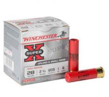 Winchester 28 Ga. High Brass Game Load 2 3/4" 1 oz, #6 Lead - X28H6