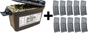 500 Rounds* of Federal XM855 62gr 5.56 and 10 30 Rd AR-15 Mags - BUCKET2