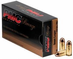 PMC 9MM LUGER 115GR FMJ-RN 50RD - AP9A
