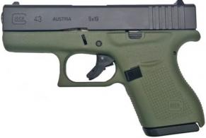 Glock 43 9mm 6+1 Battlefield Green - PI4350201BFG