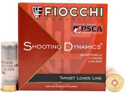 Fiocchi Shooting Dynamics  12 GA 2-3/4 1oz #7.5 25rd box 1250fps