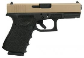 Glock G19 Gen3 Custom Cobble Stone Stippled 9mm Pistol