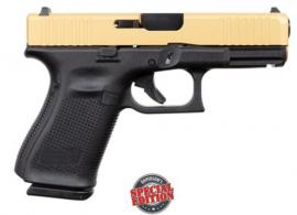 Glock G19 Gen5 Apollo Custom Black/Gold 9mm Pistol