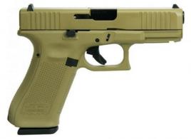 Glock G19X Compact Crossover 9mm 4.02 17+1 Bronze Nitron Frame Coyote nPVD Steel Slide Coyote Rough Texture Int