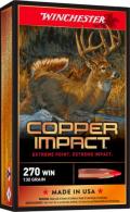 Winchester Copper Impact 270 Win 130 grain Lead Free 20rds - X270CLF