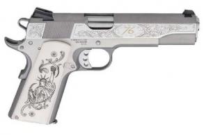 Springfield Armory 1911 Patriot Garrison .45 ACP 5" Stainless Engraved, 7+1 - PX9420SPAT