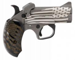 Bond Arms BAOGPG Old Glory 3.5" .45 Long Colt/.410 Bore 2 Rounds Stainless/Wood/American Flag Finish - BAOGPG