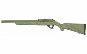 Tactical Solutions X-Ring Hogue Matte Olive Drab/Ghillie Green Stock 22 Long Rifle Semi Auto Rifle