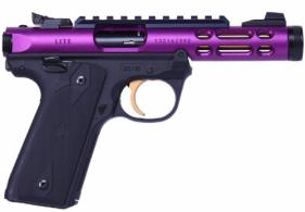 Ruger Mark IV 22/45 Lite .22 LR 4.4 Threaded Purple Anodized Finish 10+1