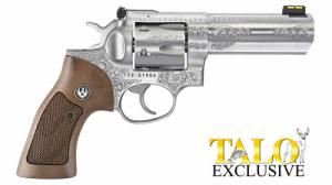 Smith & Wesson Model 686 Plus Wood/Stainless 3 357 Magnum Revolver