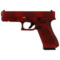 Glock G17 Gen 5 9mm w/Front Serrations 17rd Red Distressed - PA175S203RD