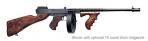 Thompson 1927A-1 Deluxe Carbine .45 ACP 18 20+1 (Stick), 50+1 (Drum) Blued American Walnut Removeable Stock