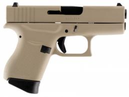 Glock G43 Double 9mm 3.39 6+1 Desert Tan Interchangeable Backstra - PI4350201DTN