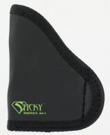 Sticky Holsters LG-5 Lg/Long Revolvers up to 4 Latex Free Synthetic Rubber Black w/Green Logo