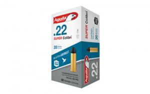 Main product image for AGUILA SUPER COLIBRI  .22 LR  20GR SUBSONIC  50RD BOX