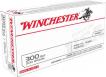 Winchester USA Target  300 AAC Blackout Ammo  Full Metal Jacket  147 gr 20 Round Box
