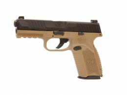 FN 509 9MM No Manual Safety 17R FDE/BLK - 66100357