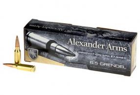Alexander Arms 6.5 Grendel 90 Grain TNT Hollow Point 20/Box