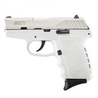 SCCY Industries CPX-2 Double Action 9mm 3.1" 10+1 White Polymer Grip/Frame Gr