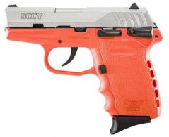 SCCY Industries CPX1TTOR CPX-1 Double Action 9mm 3.1 10+1 Orange Polymer Grip/Frame G