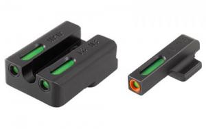 TruGlo TFX Pro Square for HK VP 9&40,P30,P30SK,P30L,45 Tritium/Fiber Optic Handgun Sight