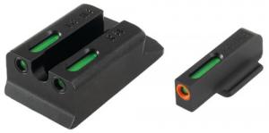 TruGlo TFX Pro for Sig P-Series with #8 Front & Rear Fiber Optic Handgun Sight - TG13SG1PC