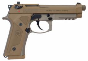 Beretta USA M9 Italy Type G Single/Double Action 9mm 5 10+1 Flat Dark