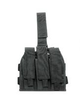 Tac Force Adjustable & Removable Black Thigh Magazine Pouch