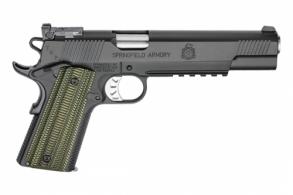 Springfield Armory 1911 TRP Single 10mm 6 8+1 Dirty Olive G-10 Grip - PC9610L18