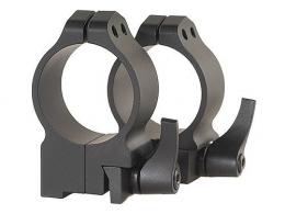 Warne 30MM Medium Matte Quick Detach Ruger 77 Rings - 14R7LM