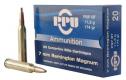 PPU Standard Rifle 7mm Rem Mag 174 gr Pointed Soft Point (PSP) 20 Bx/ 10 Cs