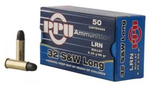 PPU Handgun 38 S&W 145 gr Lead Round Nose (LRN) 50 Bx/ 20 Cs