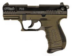 Walther Arms P22 .22lr 3.4 Military OD Green