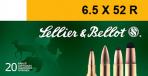 Sellier & Bellot Rifle Ammunition 6.5x52R Ammo  117 gr SP  20rd box - V330552U