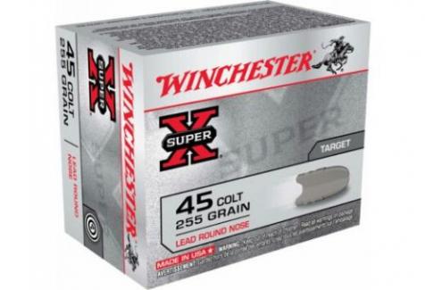 Main product image for Winchester 45 Long Colt 255 Grain Lead Round Nose