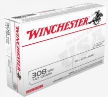 Winchester  USA  7.62 NATO/308 win 147gr FMJ 20rd box