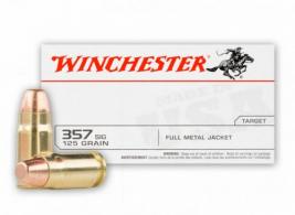 Winchester 357 Sig Sauer 125 Grain Full Metal Jacket