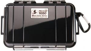 Pelican Micro Case 6x3x2 Watertight Clear Poly w/Black