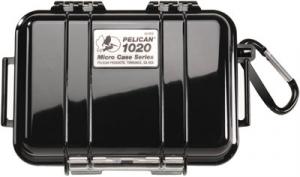 Pelican Micro Case 5x3x1" Watertight Clear Poly w/Black