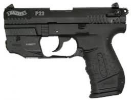 Walther Arms WAN22010 P22 No Lock 22 LR 3.4" 10+1 Poly Grip Black - WAN22010