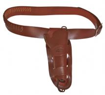 Mexican Double Loop Leather Holster and .22 Caliber Cartridge Be - 122/1080-MED