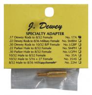 Specialty Adapter Converts .17/.20 Caliber Rods to Accept 8/32 B - 17A